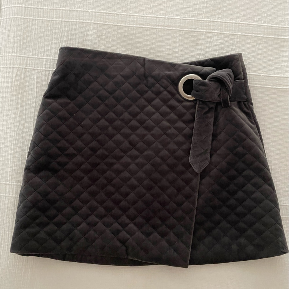 Quilted Grey Skirt